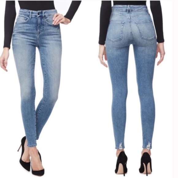 Womens Good American Good Waist Skinny Jeans - Picture 1 of 5